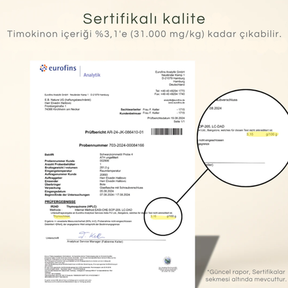 Etiyopya Çörekotu yağı kapsülleri - TQ içeriği +3000
