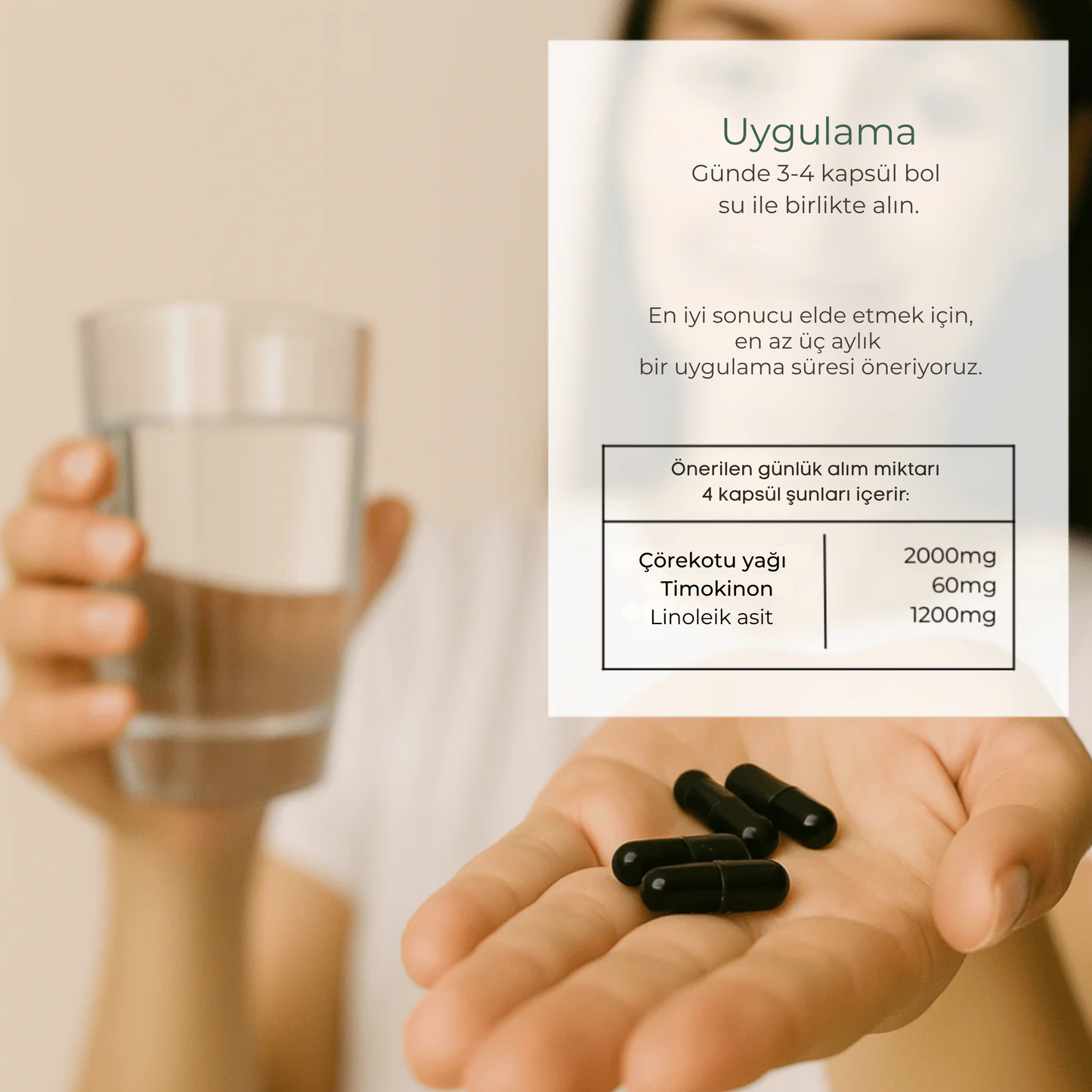 Etiyopya Çörekotu yağı kapsülleri - TQ içeriği +3000