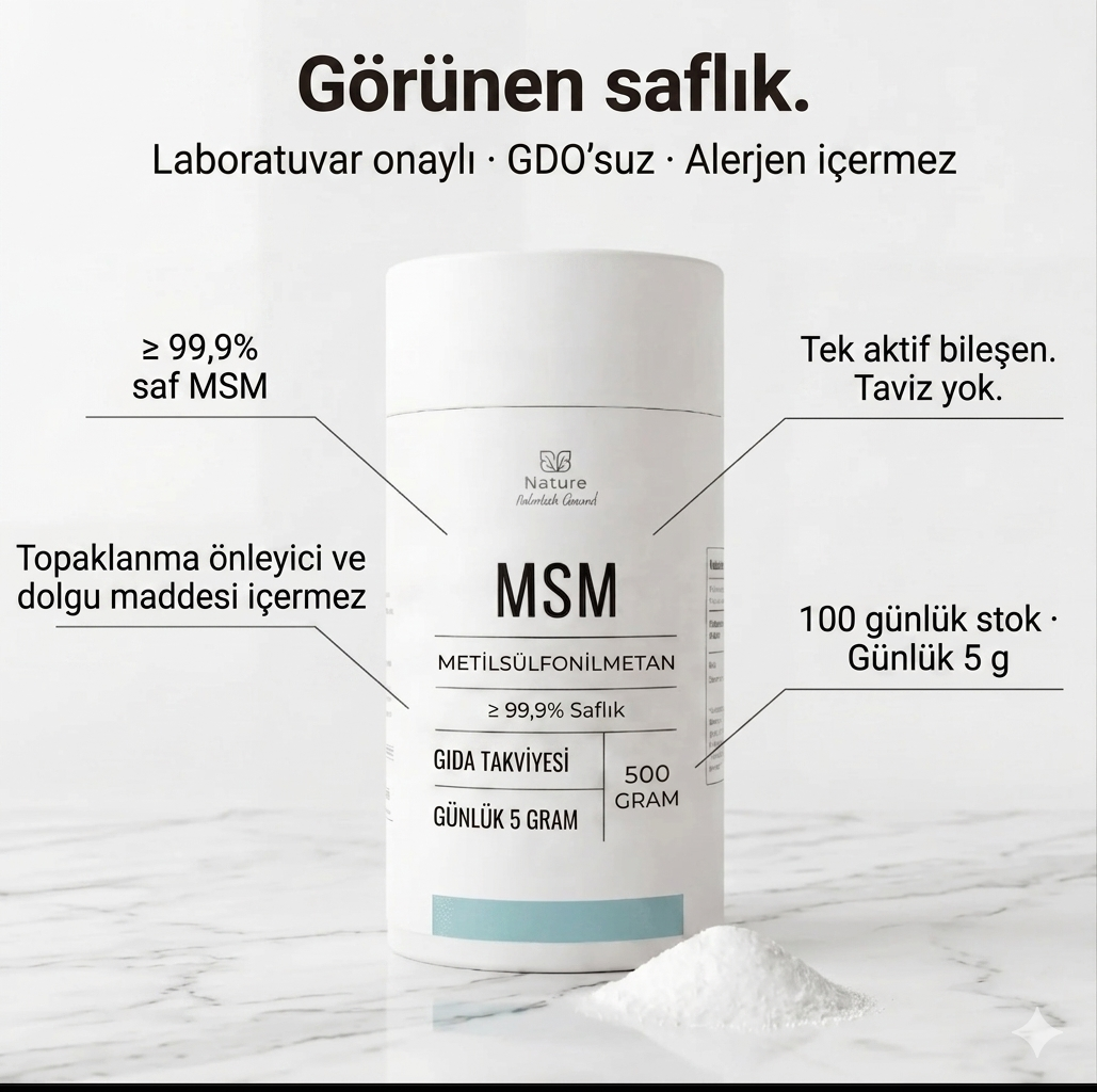 MSM Tozu (Organik Kükürt)
