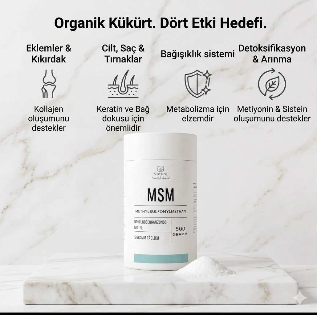 MSM Tozu (Organik Kükürt)
