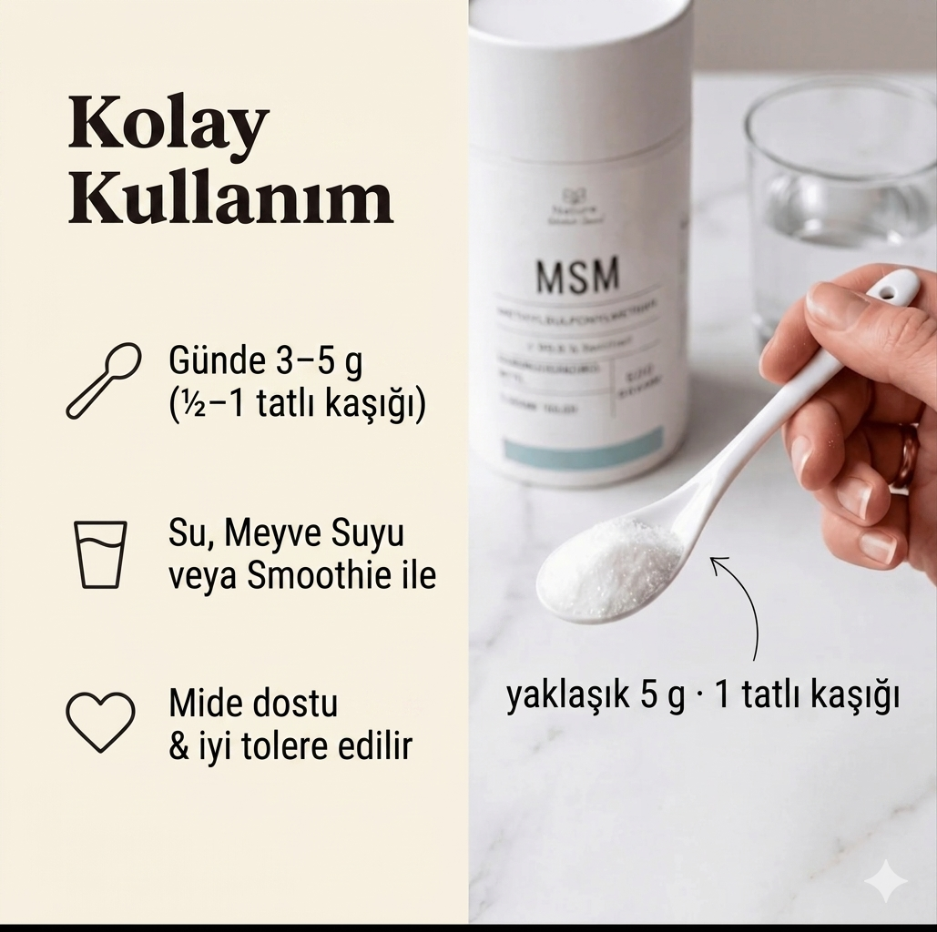 MSM Tozu (Organik Kükürt)