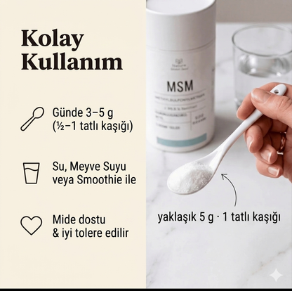 MSM Tozu (Organik Kükürt)